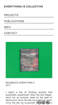 Mobile Screenshot of everythingiscollective.com